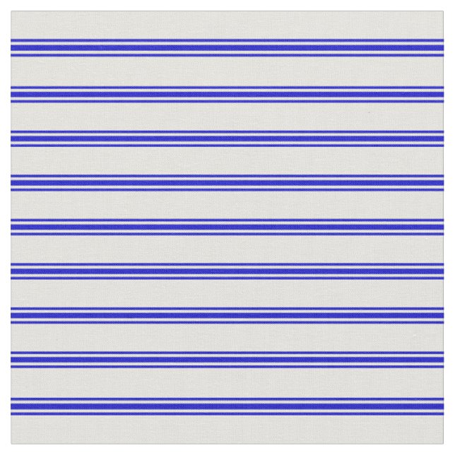Hellgelbe und blaue farbige Linien Stoff (Nahaufnahme)