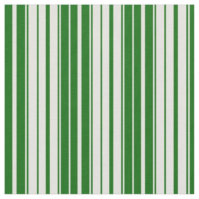 Hellgelbe und dunkelgrüne Linien Stoff (Nahaufnahme)