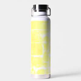 Hellgelber Marmor Flasche aus rostfreiem Stahl