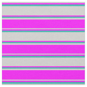 Hellgrau, Fuchsia und hellmeer grün gefärbt Stoff