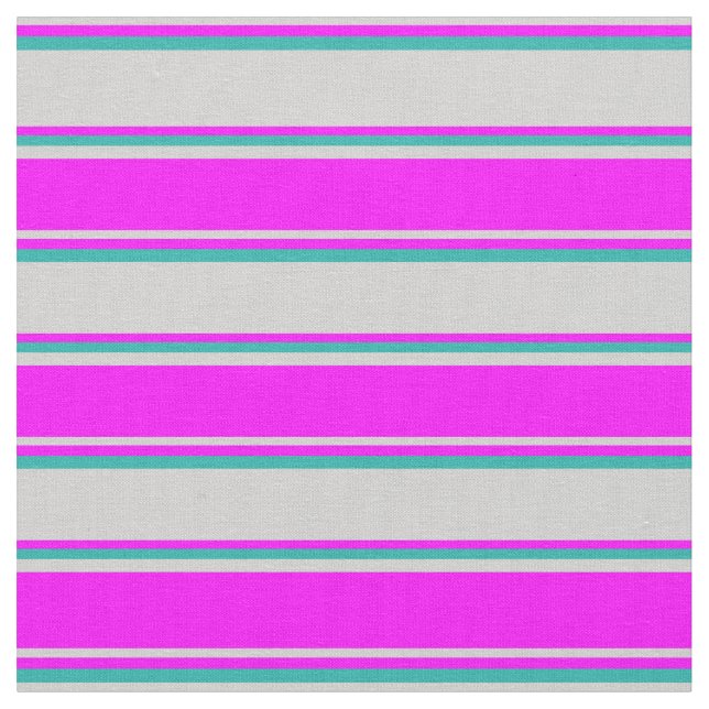 Hellgrau, Fuchsia und hellmeer grün gefärbt Stoff (Nahaufnahme)