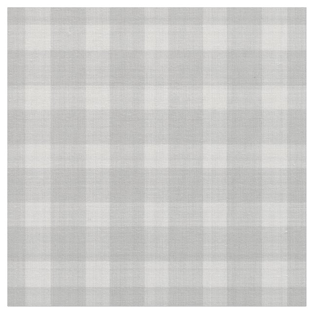 hellgrau und weiß kariert Gingham-Karomuster Stoff (Nahaufnahme)
