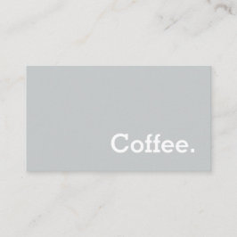 Hellgraue Flannel Loyalty Coffee Punch Card Treuekarte