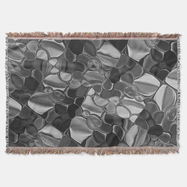 Hellgraue und dunkelgerundete Formen Decke (Vorderseite)