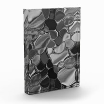 Hellgraue und dunkelgerundete Formen