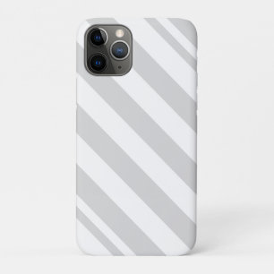 Hellgraue und weiße Streifen Case-Mate iPhone Hülle
