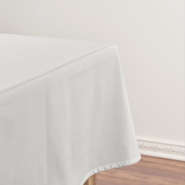 Hellgraues, festes Tischtuch Tischdecke (Beispiel)