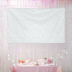 Hellgraues geometrisches Blumenmuster Modernes S Banner