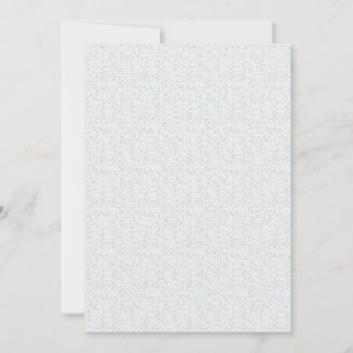 Hellgraues geometrisches Blumenmuster | Modernes S Einladung