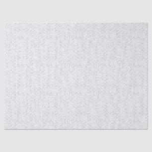 Hellgraues geometrisches Blumenmuster Seidenpapier