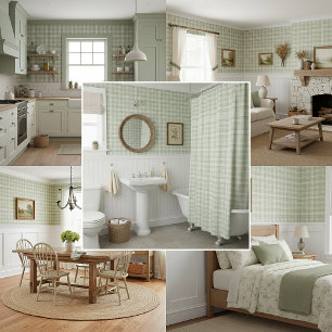 Hellgrün kariert tapete