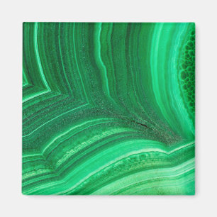 Hellgrün Malachite Mineral Magnet