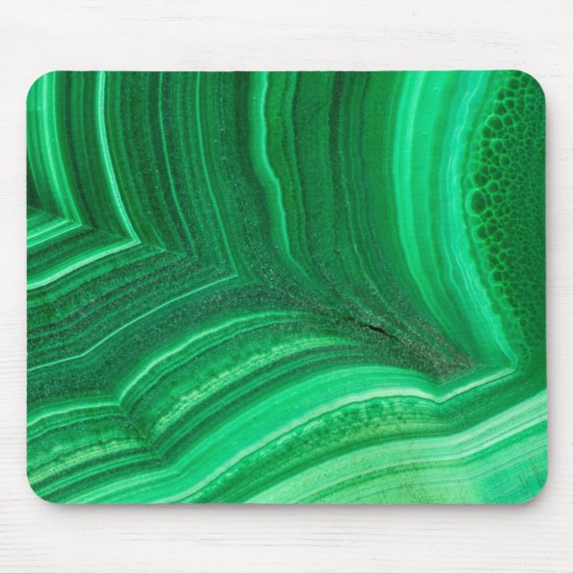 Hellgrün Malachite Mineral Mousepad (Vorne)