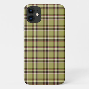 Hellgrün und Lila Kariert Case-Mate iPhone Hülle