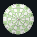 Hellgrün und weiß dartscheibe<br><div class="desc">Light Green und White Dart Board</div>