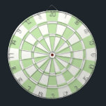 Hellgrün und weiß dartscheibe<br><div class="desc">Light Green und White Dart Board</div>