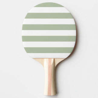 Hellgrün und weiße Streifen Tischtennis Schläger