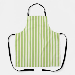 Hellgrün vintage Ticking Stripe Farmhouse Schürze