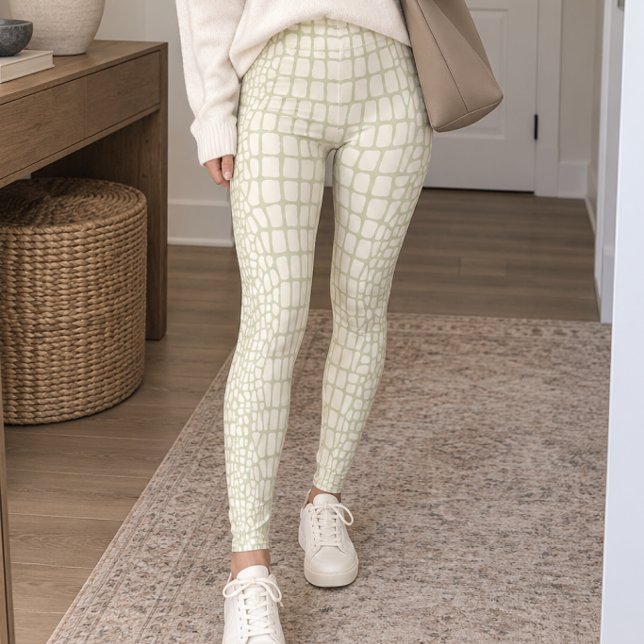 Hellgrüne Alligatorhaut Leggings (Von Creator hochgeladen)
