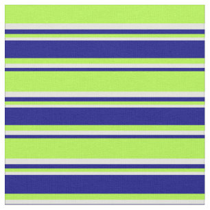 Hellgrüne, blaue und hellgelbe Streifen Stoff