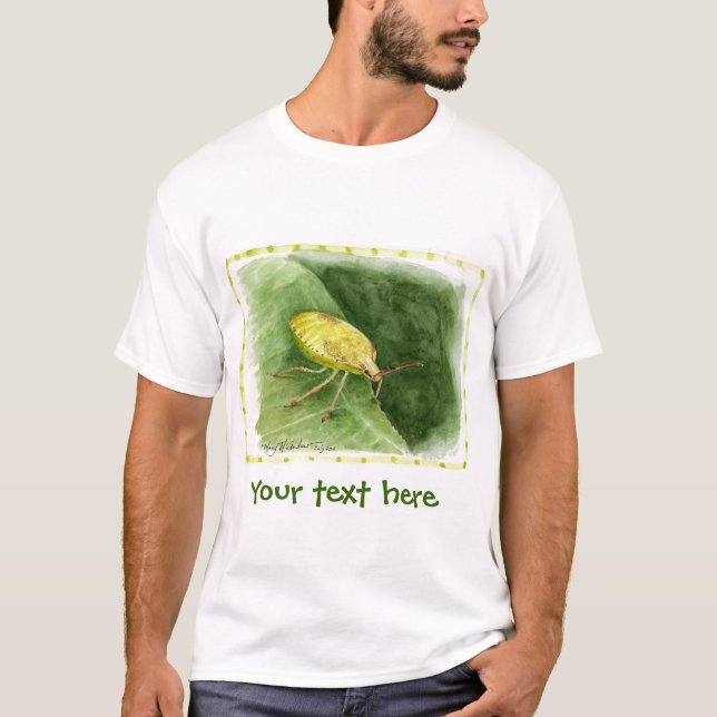 Hellgrüne Gestank-Wanze T-Shirt (Vorderseite)