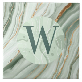 Hellgrüne Marmorplatte Fliese