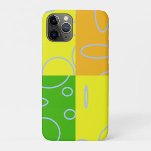 Hellgrüne orange-gelbe hellblaue Schleife Case-Mate iPhone Hülle