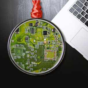 Hellgrüne PCB-Schaltungsplatine Design für IT-Expe Ornament Aus Metall