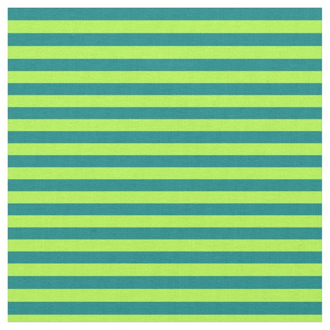 Hellgrüne und Aquamarine Streifen Stoff (Nahaufnahme)