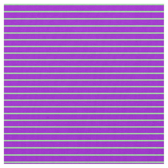 Hellgrüne und dunkle violette Streifen Stoff (Nahaufnahme)
