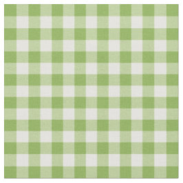 Hellgrüner Gingham kariert Stoff