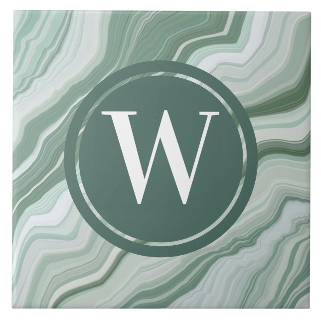 Hellgrüner Marmorteppich Grüner Aquamariner Stein Fliese (Vorderseite)