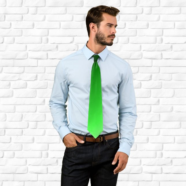 Hellgrüner Ombre Krawatte (Lime Green Ombre Tie)
