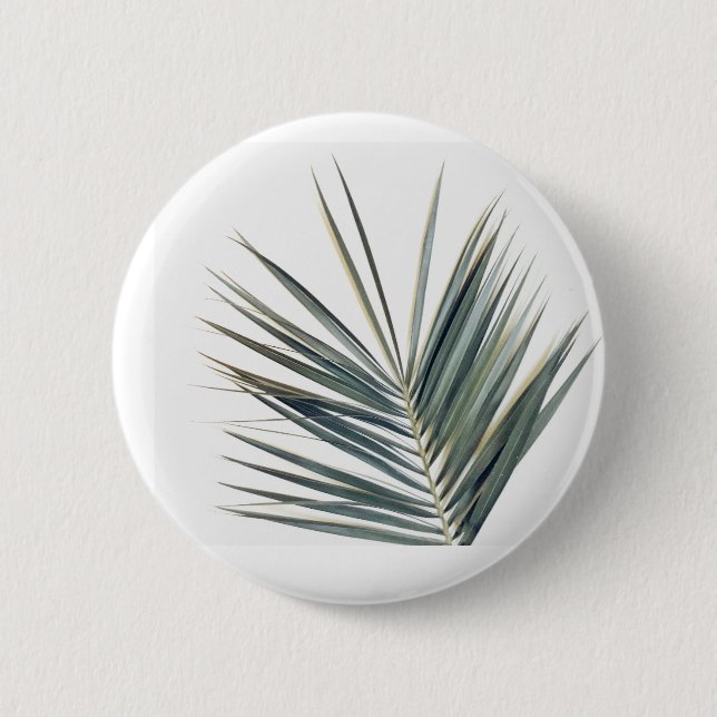 Hellgrünes Blatt Button (Vorderseite)