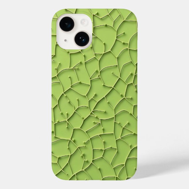 Hellgrünes frisches iPhone-Case-Design Case-Mate iPhone 14 Hülle (Rückseite)