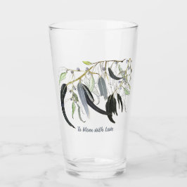 hellgrünes Zahnfleischblatt mit Meldung Glas