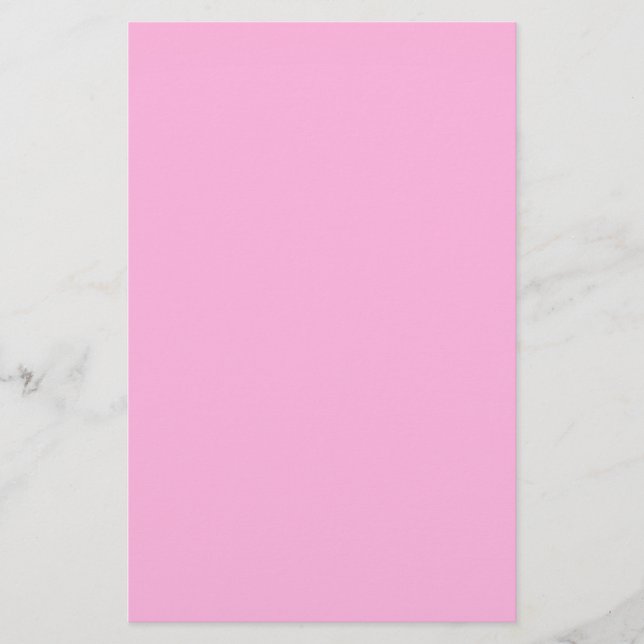 Hellheiß rosa, solide Farbe Briefpapier (Vorderseite)