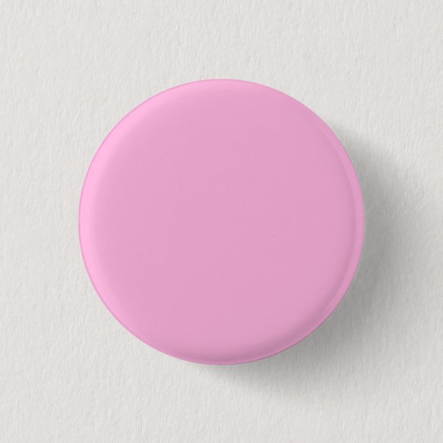 Hellheiß rosa, solide Farbe Button (Vorderseite)