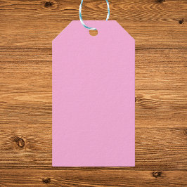 Hellheiß rosa, solide Farbe Geschenkanhänger