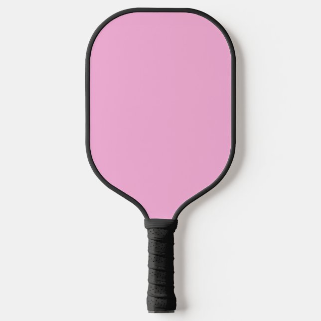 Hellheiß rosa, solide Farbe Pickleball Schläger (Vorderseite)