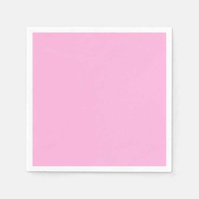 Hellheiß rosa, solide Farbe Serviette (Vorderseite)