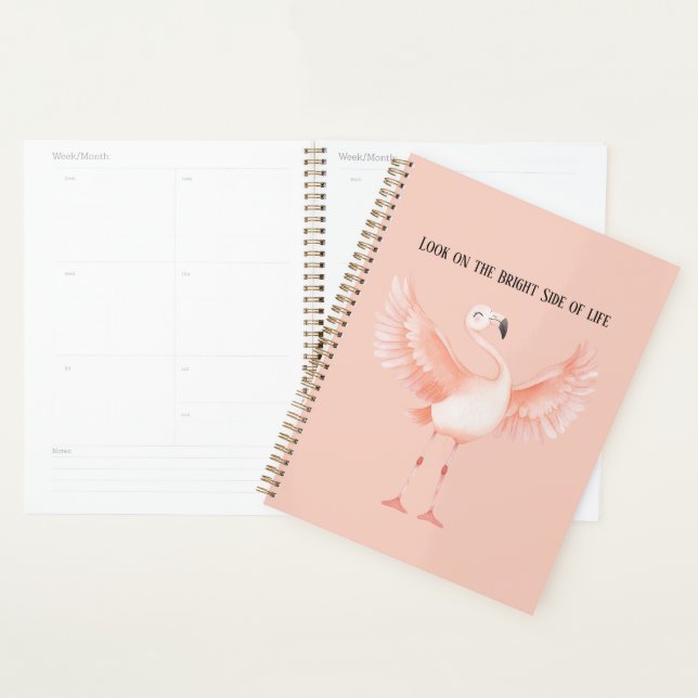 Hellige Seite des Lebens Rosa Flamingo Planer (Anzeige)