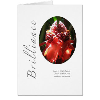 Helligkeit in Brand gesetzter Ingwer