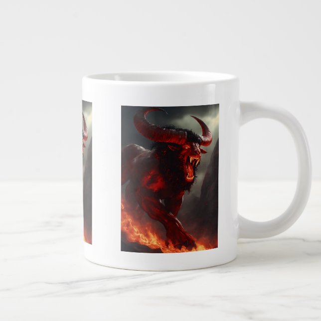 Hellish Red Skinner Jumbo-Tasse (Rechts)