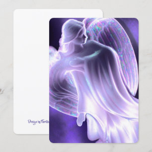 Helllila Engel Einladung