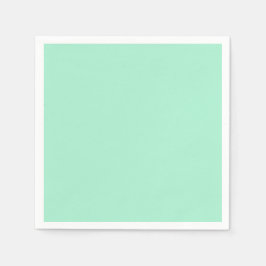 Hellminte grüne High End Farbabstimmung Serviette