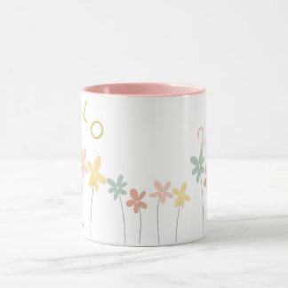 Hello 2026 Floral New Year Mug Tasse