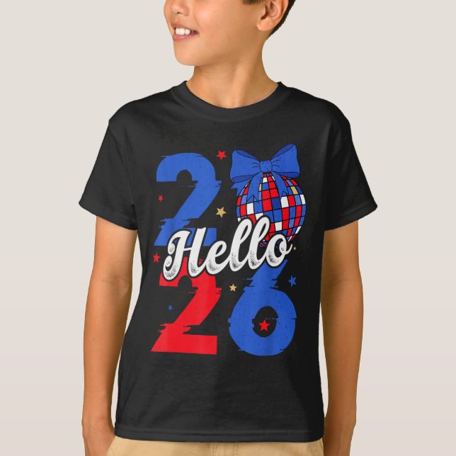 Hello 2026 Happy New Year 2026 New Year's Eve Part T-Shirt (Vorderseite)