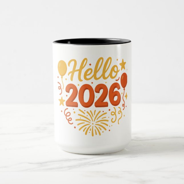 Hello 2026 tasse (Zentrum)
