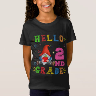 Hello 2nd Grade Gnome T-Shirt